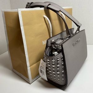 Michael Kors “Selma Stud” crossbody bag. NWT